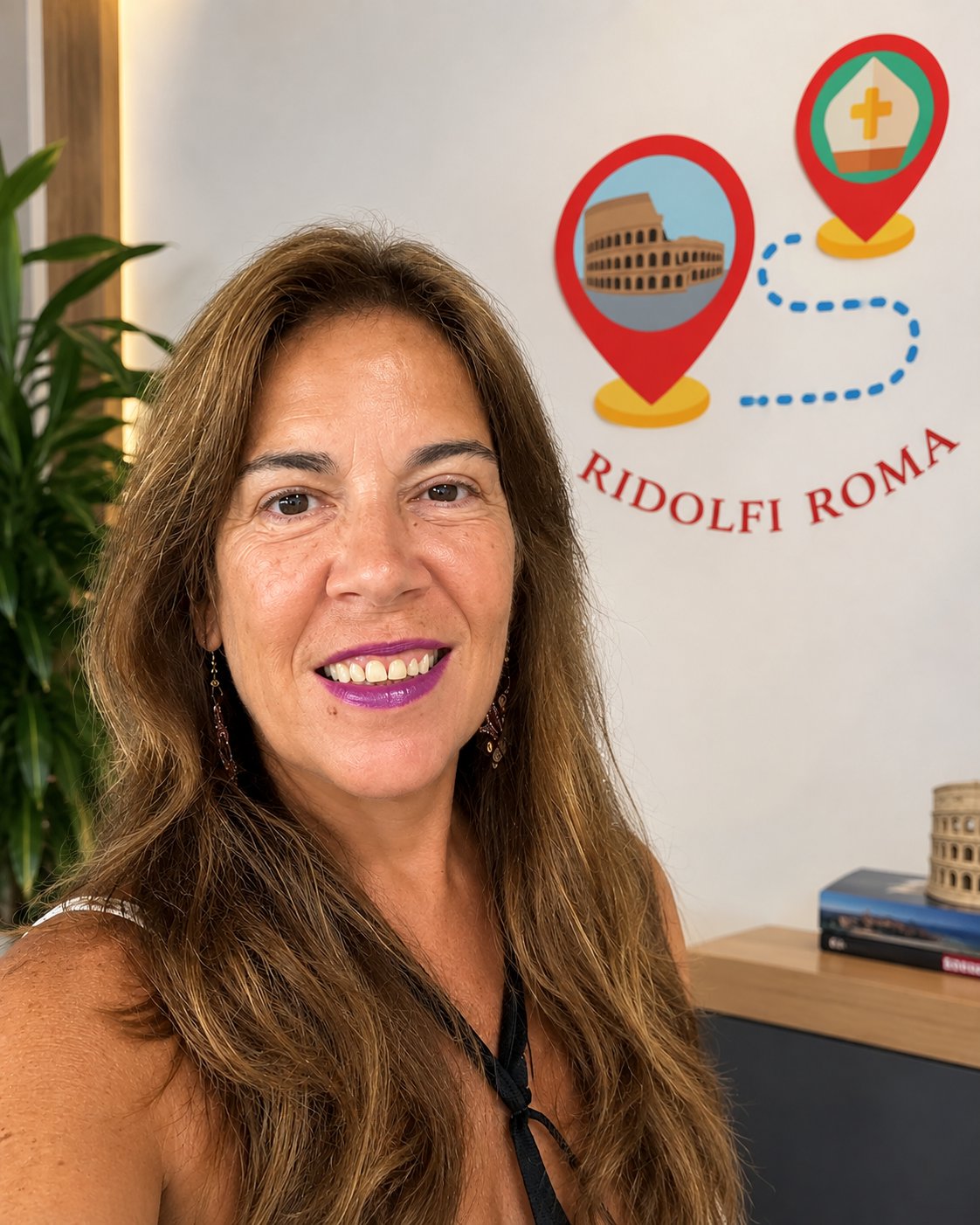 Débora Ridolfi, guia acompanhante brasileira em Roma